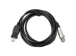 Cabo Lurelia XLR 3 M 9,8 Pés, para microfones, PC e computador