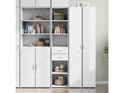 Armario alto 40x42,5x185 cm Derivados de madera Blanco