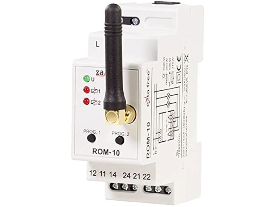 Receptor De Rádio Exta Free Rom 10 5 Modos Alcance 300 M Frequência 868,32 Mhz