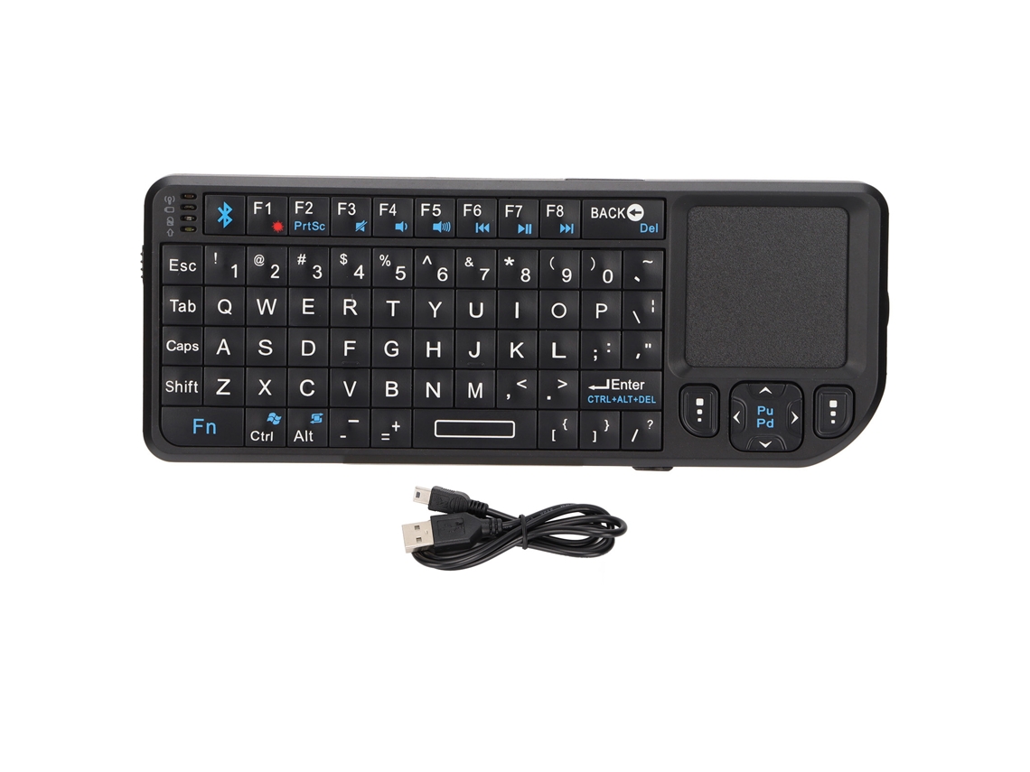 Teclado Mini LAXISCREED com Touchpad Inteligente 90°