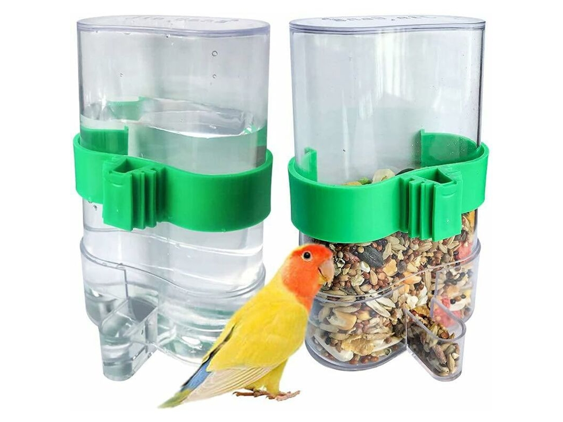 2 Unidades de Comedouros Automáticos AQUAFORGE, 450 g, Dispensador de Sementes