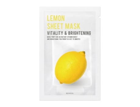 Máscara Facial Clareadora Eunyul Com Limão, 22ml