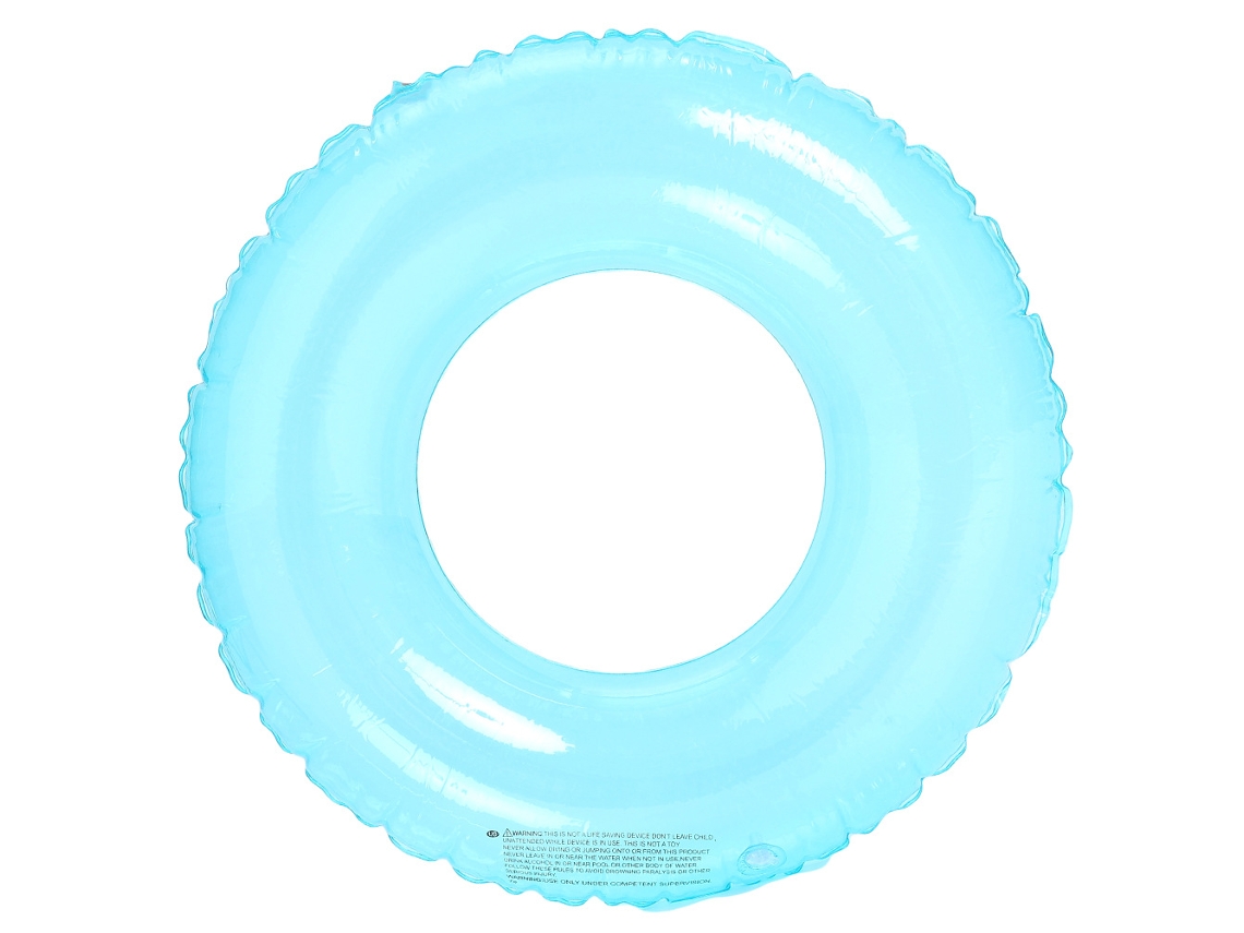 Boia Inflável Infantil Para Piscina, Boia De Piscina Inflável Retrô Listrada Em Pvc Transparente.