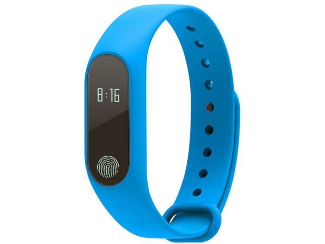 Pulseira Desportiva GETEK AXY2 (Bluetooth - Autonomia até 10 dias - À prova de água - Azul)