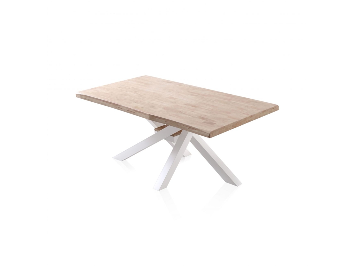 Mesa de jantar Xena Fit 180 Carvalho - Branco 180 x 76 x 100 cm