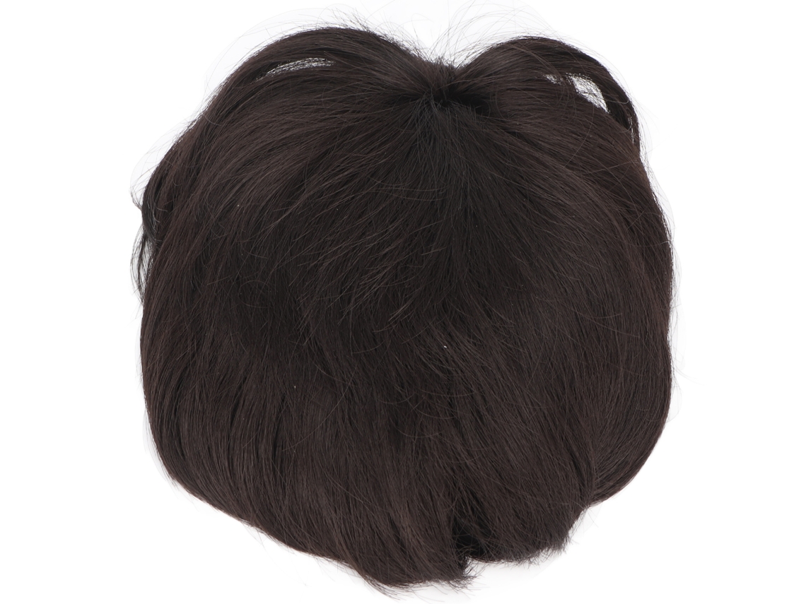 2026 parte de Pelo para Homens Negros Suave e Realista de Cabelo Sintético de Alta Temperatura para Uso Diário e Festas (16 X 18 Cm)