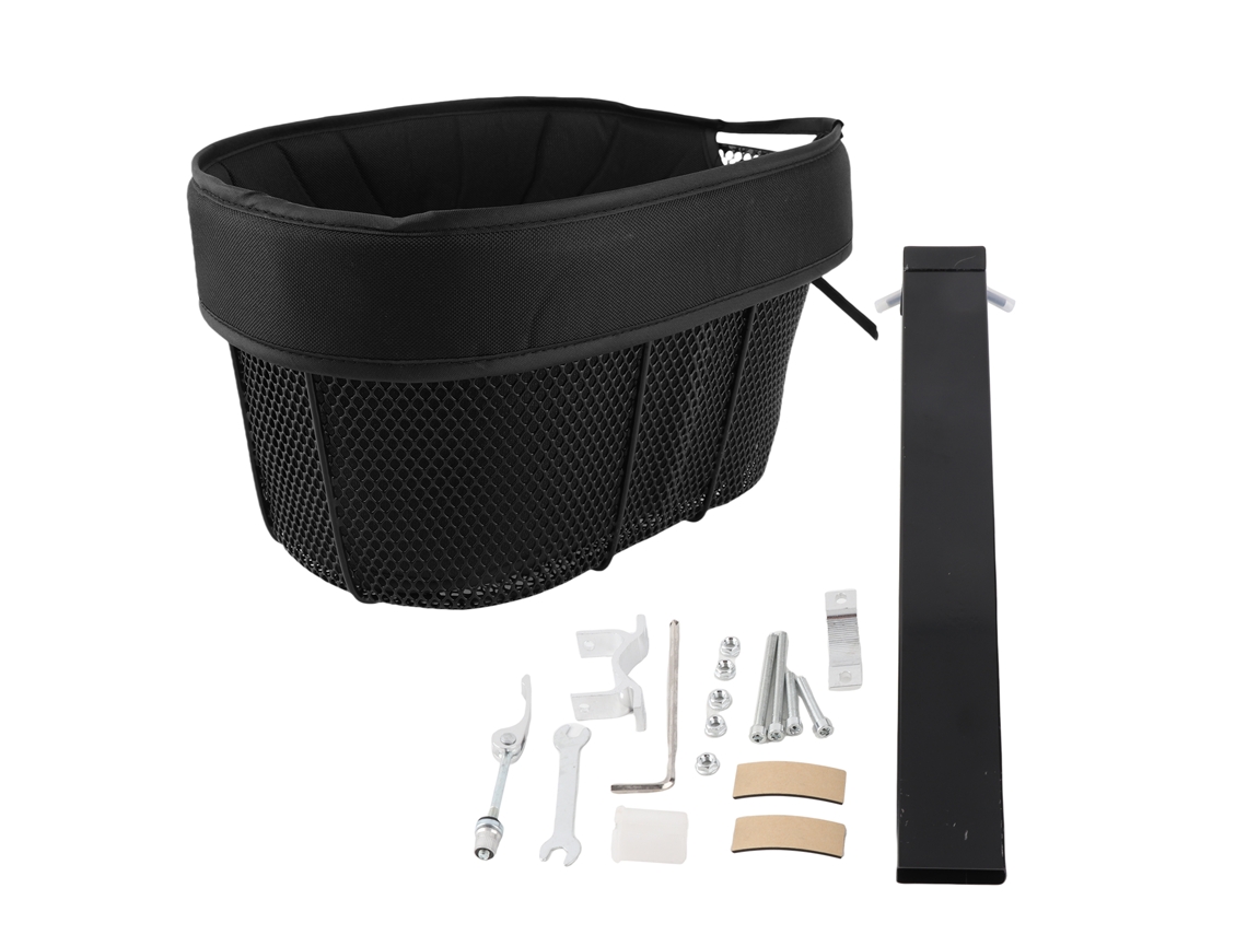 Cesta de transporte Business para cão de bicicleta, com esteira de espuma e cinto de segurança, para cães e gatos pequenos, até 16.5 lbs
