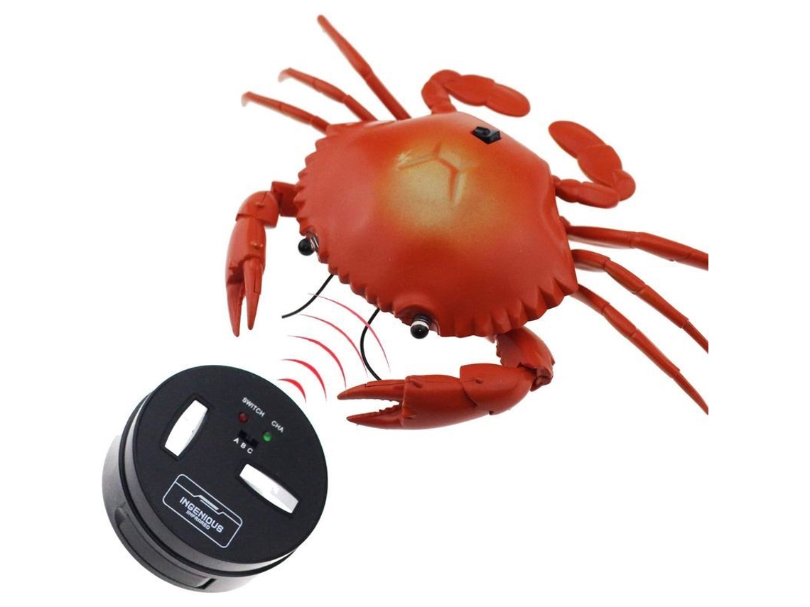 2026 coche de Juguete Con Control Remoto, Cangrejo, Insecto Electrónico Falso, Regalo de Cumpleaños, Navidad, Halloween, Rojo