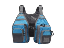 Coleteira de Pesca com 8 Bolsos Azul Oxford