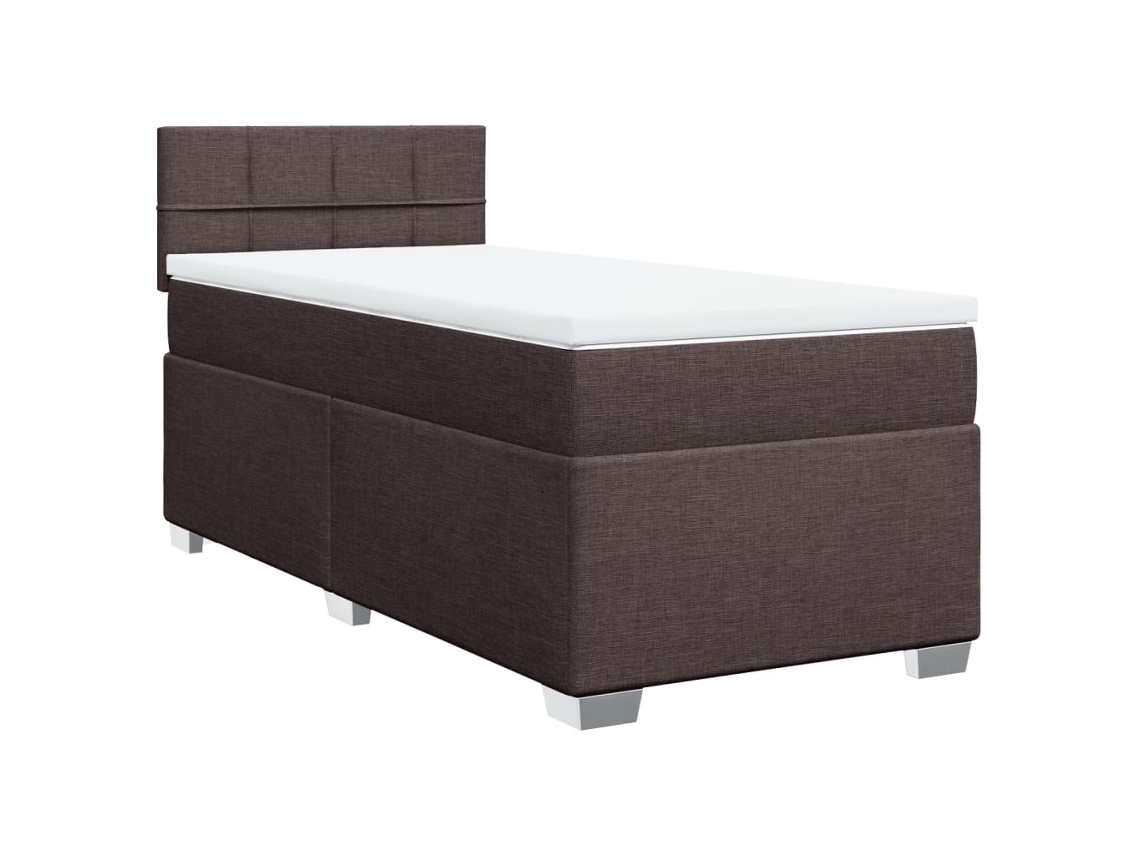 Box Spring Bed, Box Spring Beds Vidaxl Marrom Tecido (80 X 200 Cm)