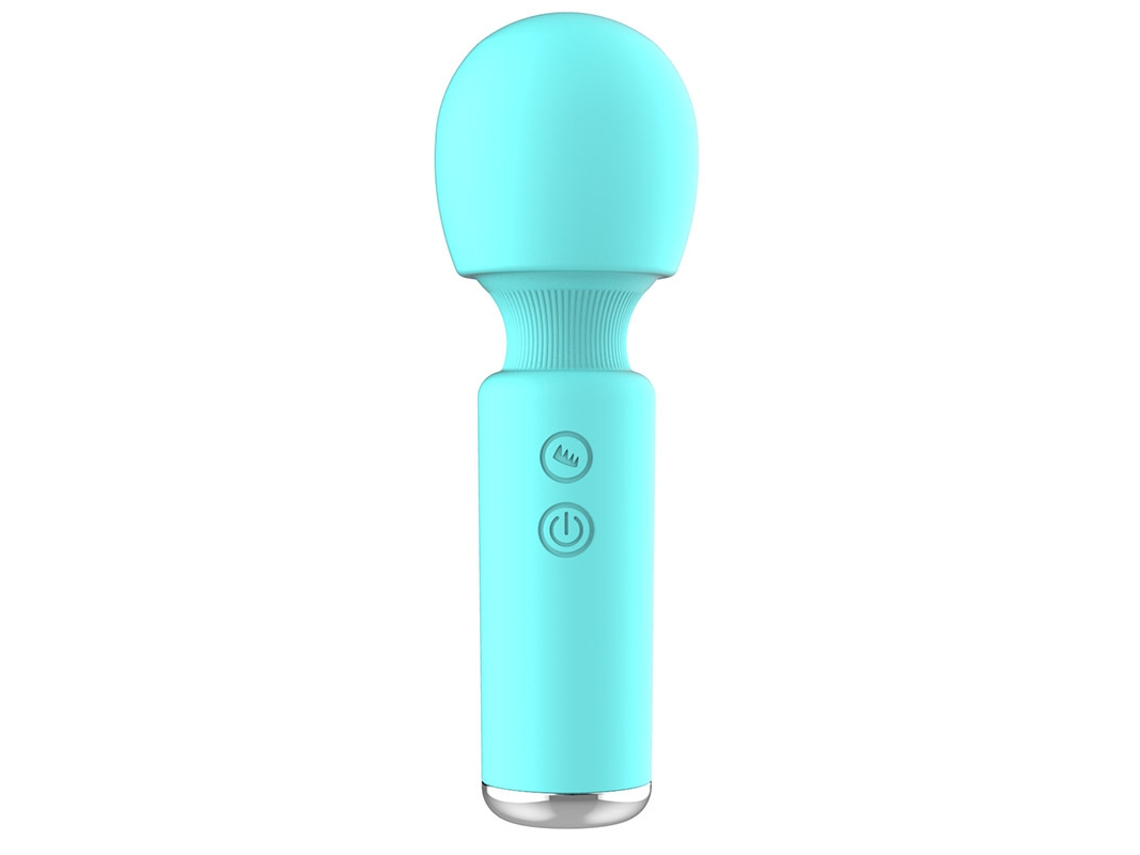 Mini Vibrador De Massagem De Silicone De 10 Frequncias Para Mulheres (azul)