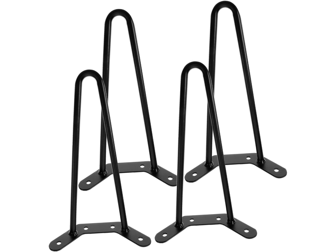 Gatuida Conjunto De 4 Pés Mesa Em Metal Estilo Hairpin Para Projetos Diy, Mesas E Escrivaninhas