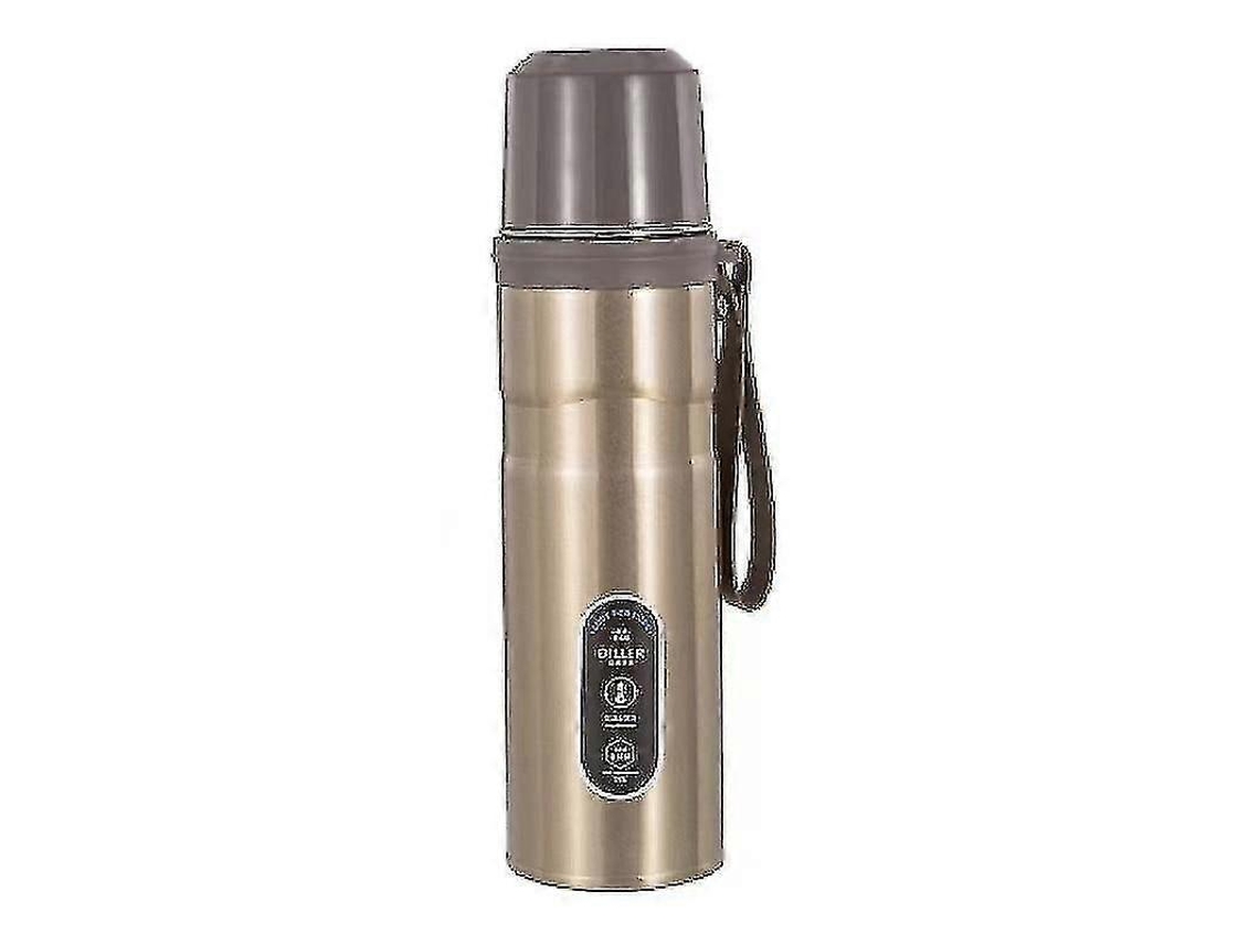 Garrafa Térmica Para Áreas Externas De Grande Capacidade, Garrafa Térmica Portátil Com Corda Para Homens, Copo De Aço Inoxidável Com Tampa. Ly Ebike