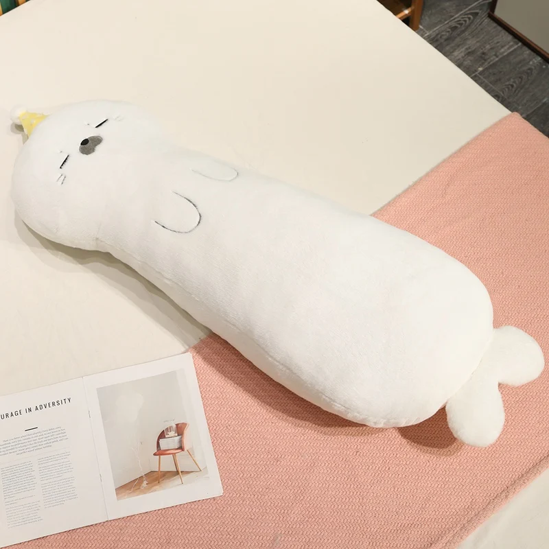 Almofada Comprida/macia em Formato de Animal Fofo para Adultos MDUG (foca 115cm)