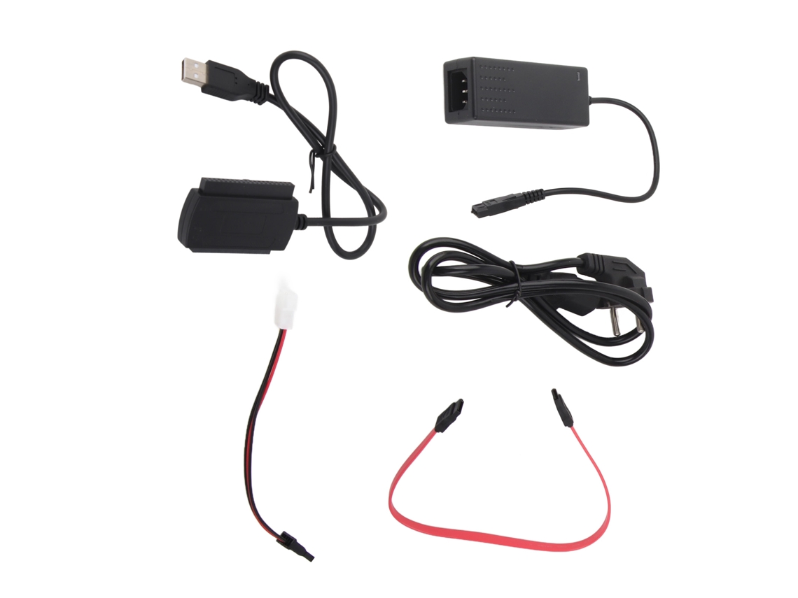Adaptador Conversor De Cabeamento De Drive Sata Pata Ide Para Usb 2.0 Com Energia Ac Externa