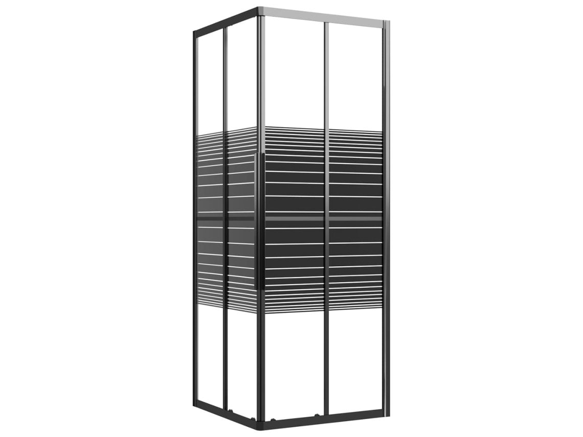 Cabine de Duche Riscas Esg 80x80x180 Cm Preto MAISON EXCLUSIVE