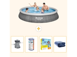 Bestway Piscina Bestway Fast Set Redonda - 396x84 Cm - 5-peças S224