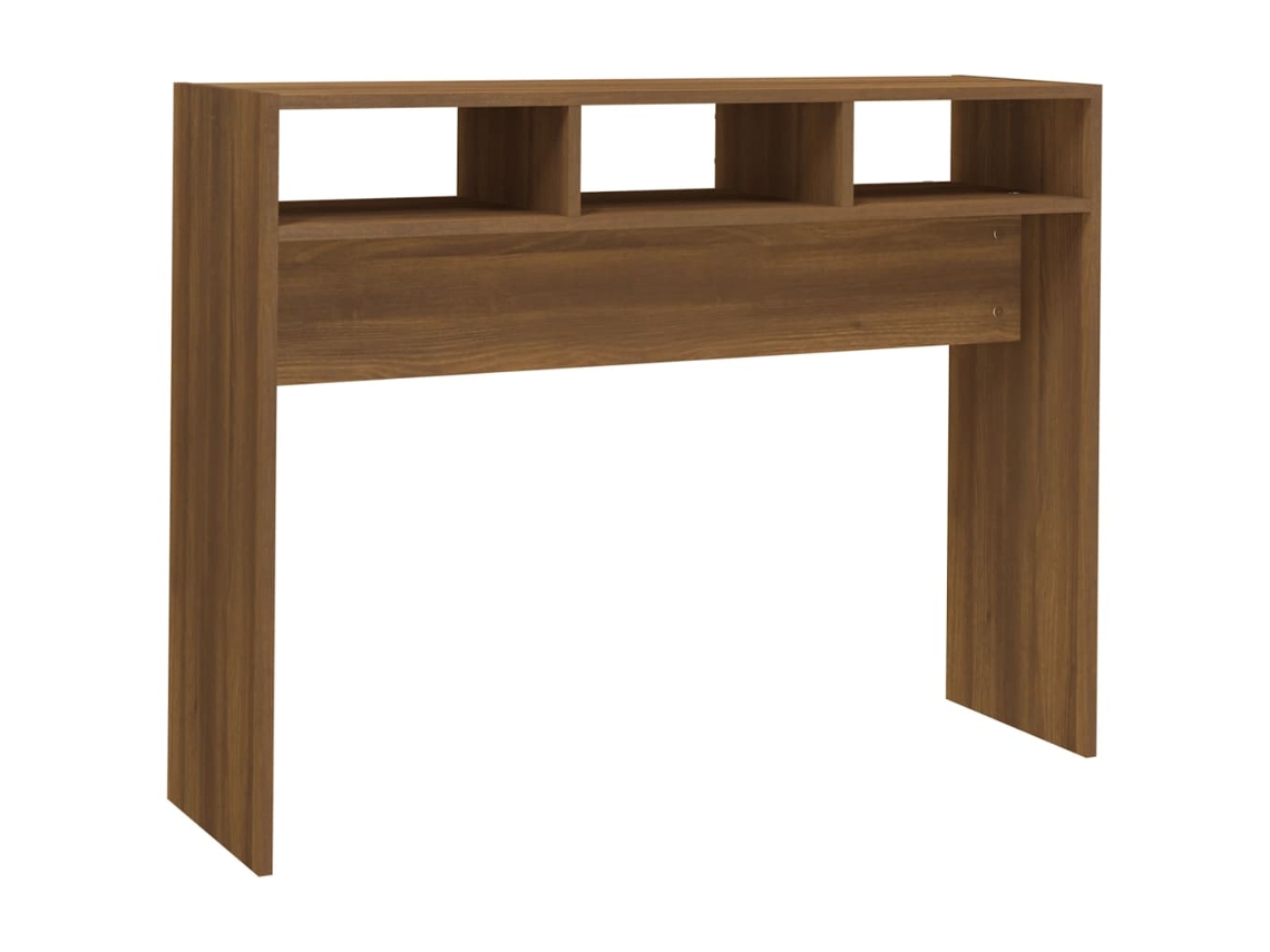 Console Table, Console Tables Vidaxl Marrom Madeira Processada (n/a)