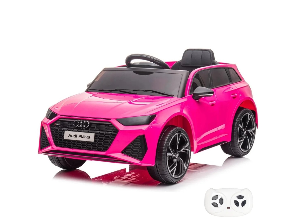 Carro Elétrico Para Crianças - Audi Rs6 - 12v - 1 A 5 Anos - Rosa