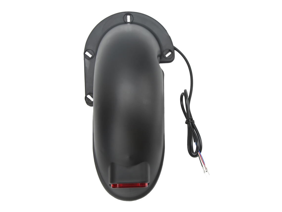 Aba Mudguard Traseira Para Scooter Elétrico De 10 Polegadas Com Luz De Cauda, Substituição Para Scooter Elétrico