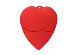 Pen Drive LAXISCREED 16g Coração Vermelho