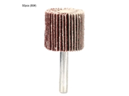 50 Pcs Disco De Lija De Aletas Para Lijado Y Pulido Con Mango 6mm 25*25*6mm (80)