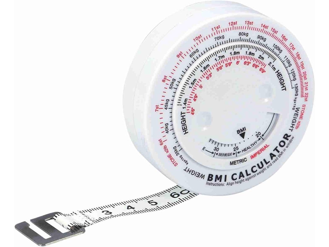 Fita Métrica Corporal, Fita Métrica Para Imc, Medidor De Gordura Corporal Retrátil 150 Cm Para Medição Da Cintura E Índice Massa