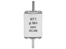 Fusível Cerâmico De Contato De Lâmina Nt1/rt16-1 500v 180a