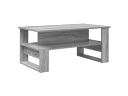Mesa de centro Cinza Sonoma MAISON EXCLUSIVE em madeira tratada 90x50x40 cm