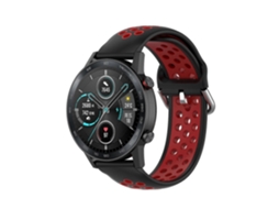 Pulseira Esportiva Bicolor De Silicone De 22 Mm Para Honor Watch Gs 3i