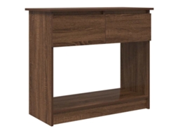 Console Table, Console Tables Vidaxl Marrom Madeira Processada (n/a)