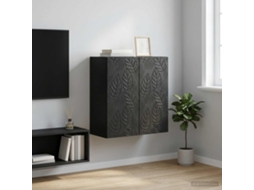 Vidaxl Armário De Parede 59 X 31 X 60 Cm Derivados De Madeira Preto