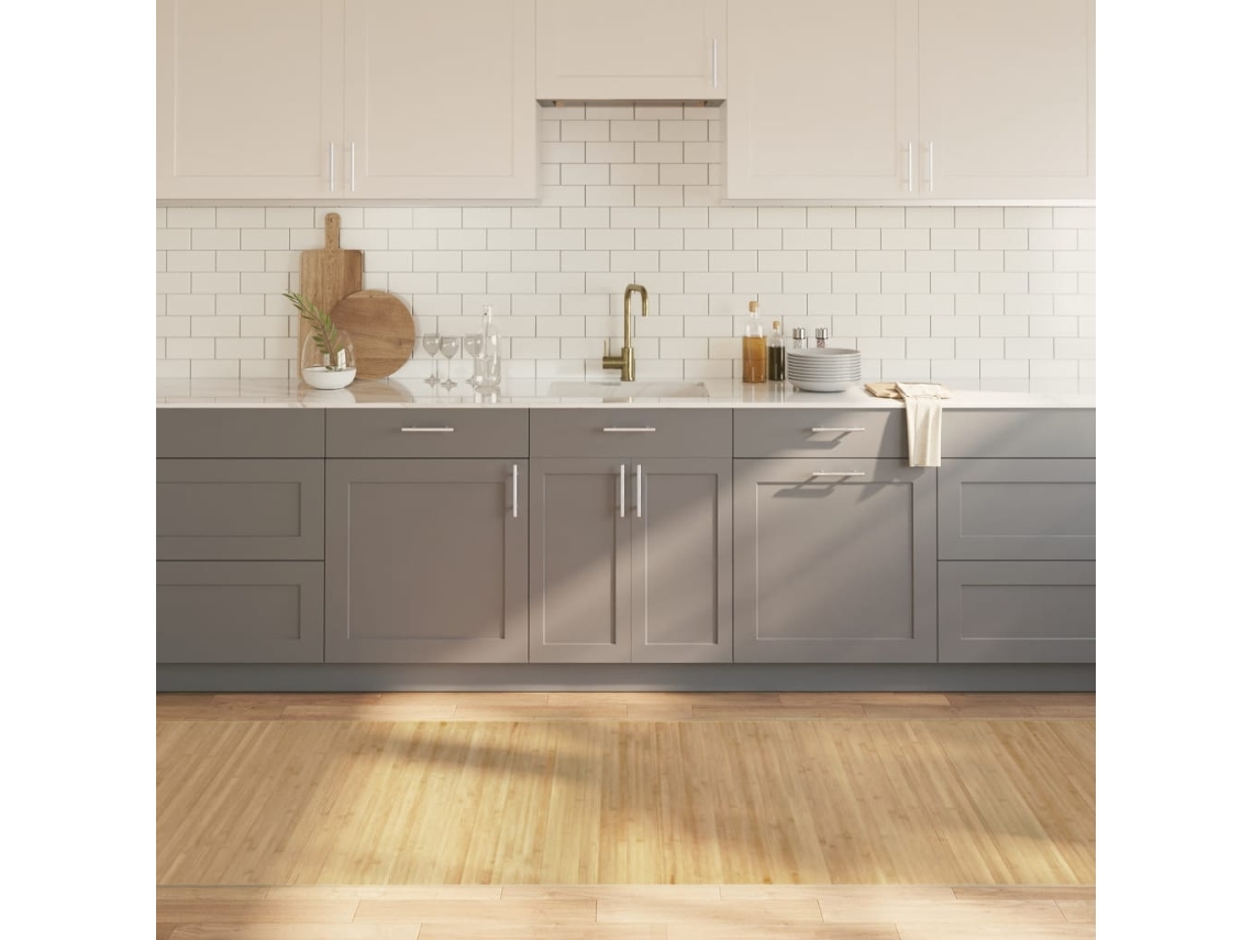 Vidaxl Tapete Retangular 100x400 Cm Bambu Cor Natural Clara
