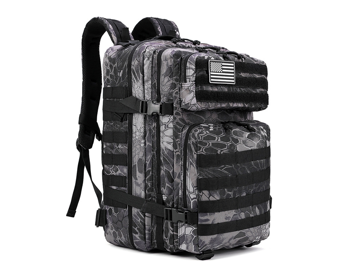 Mochila Militar Tática, 45l, Adequado para Caminhadas, Trekking, Dobrável, Impermeável, de Sobrevivência, Ideal para Crianças, Educativo, D STELASPLEN