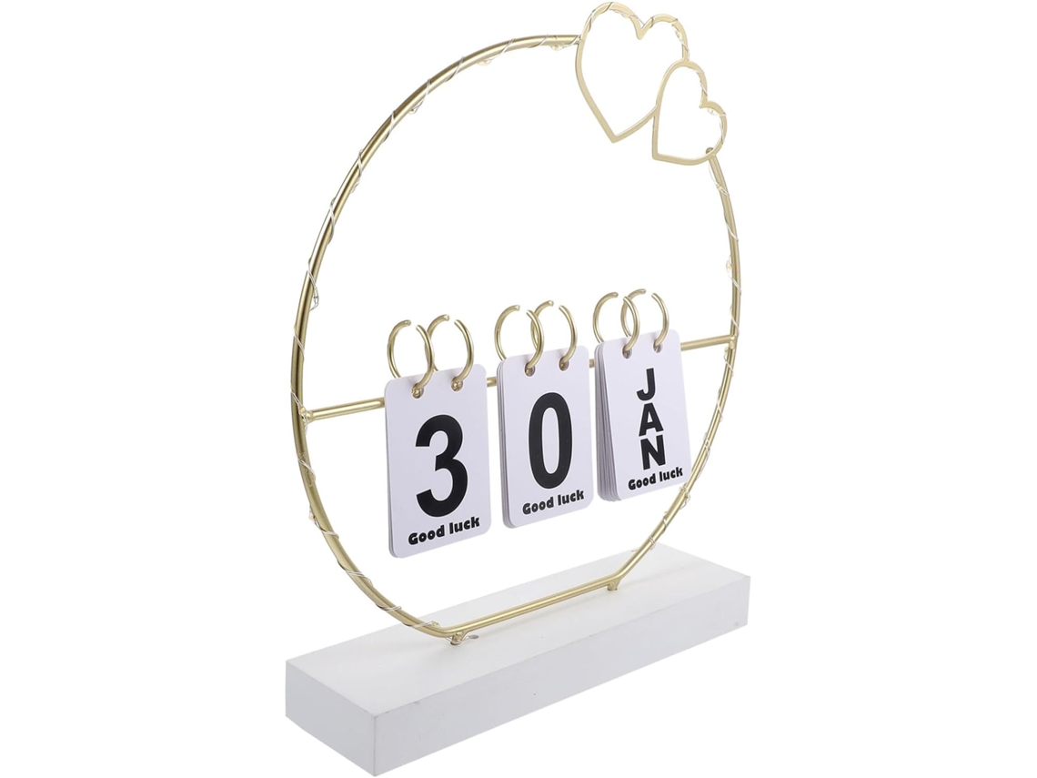 Calendário De Mesa Madeira, Acessórios Decoração Para Casa, Estética