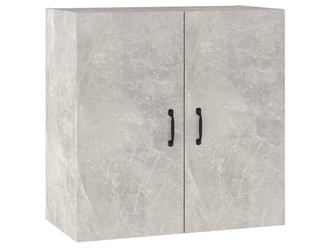 Wall Cabinet, Wall Cabinets Vidaxl Cinzeto Madeira Processada (n/a)