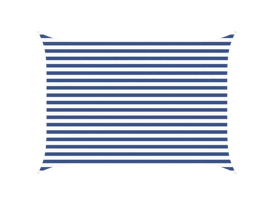 Conjunto 1 Sombra Externa Vidaxl Azul Poliéster (3,5 X 2,5 M)