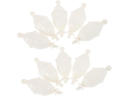 Conjunto De 8 Peças Acessórios Para Mosquiteiro Garvalon, Decoração Plástica Para Quarto, Tampa Para Haste, Suporte Para