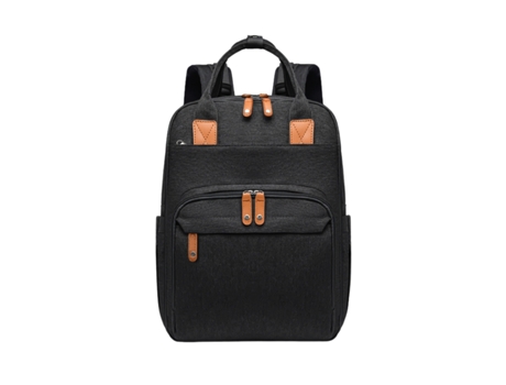 Mochila Portátil para Bebé com Berço para Muda Fraldas Bolsa Térmica para Biberões Dobrável e Impermeável Preto LUTODY HOME SPAIN