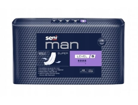 Seni Man, Fraldas Anatómicas Super Nível 5, 15 Unidades Tzmo