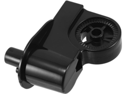 Volante De Plástico Preto Para Piso, Compatível Com Ventiladores De Pedestal.