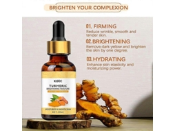 A1 Cúrcuma Facial Hidratante 30 Original Líquido Para Cuidados Com A Pele