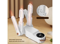 Secador De Calçados Double V Com Timer, Secagem Rápida, Portátil E Dobrável, Temperatura Constante, Desumidificação E Eliminação De Odores. Mdug