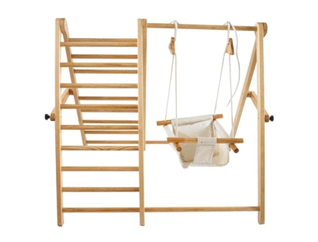 Escada E Balanço De Madeira Chipolino