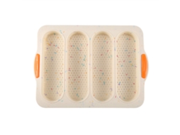 Forma Antiaderente Para Baguete E Pão Francês, Em Silicone, Estrutura Perfurada, Para Cozinha Doméstica E Padaria