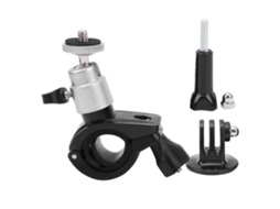 Suporte para câmera de ação para bicicleta, fixação no guidão, acessório compatível com Osmo Action.