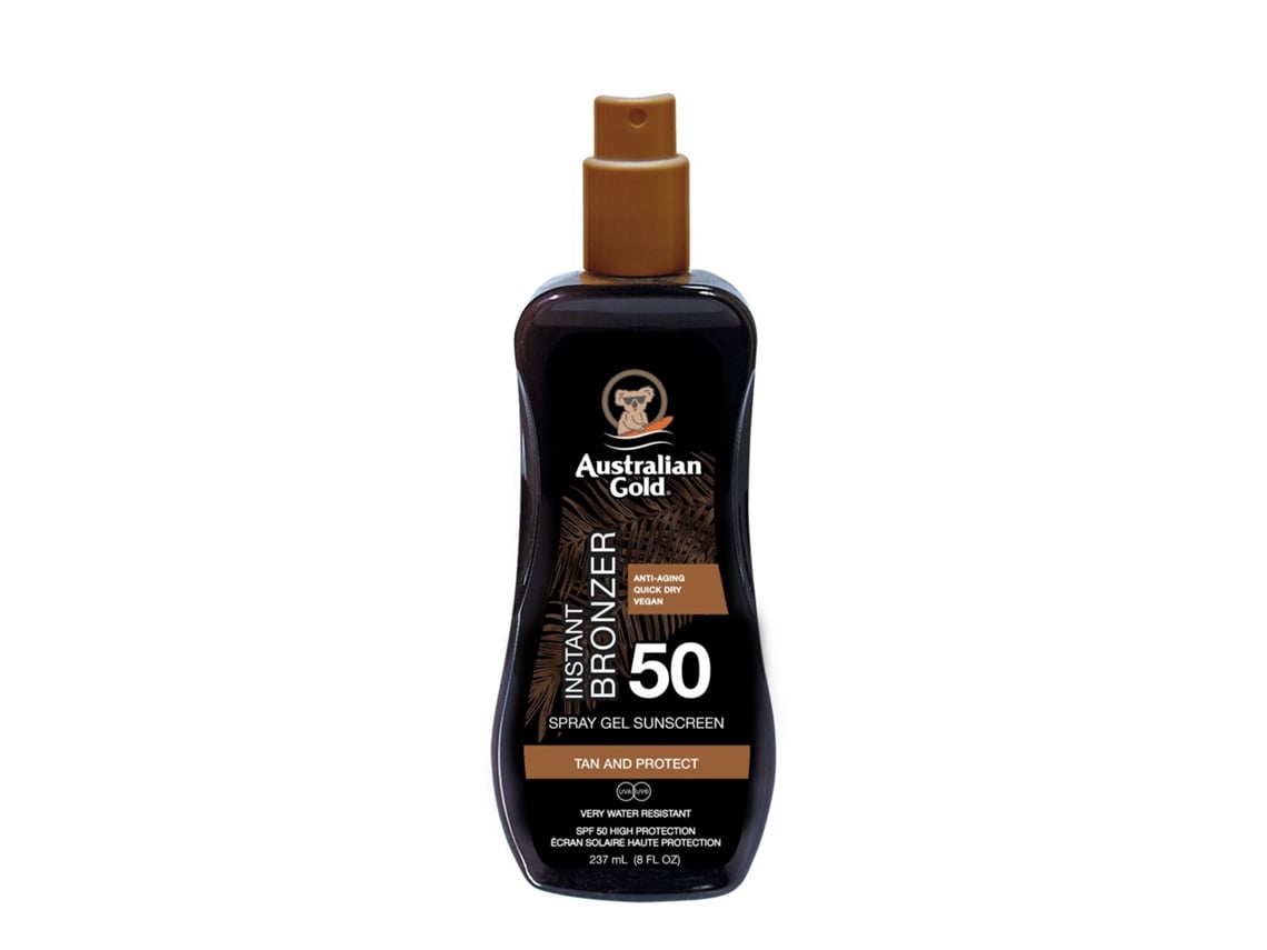 Spray bronzeador instantâneo Tan And Protect FPS 50 Australian Gold