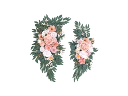 Decoração para Casamentos com Arco de Flores de Seda LAXISCREED