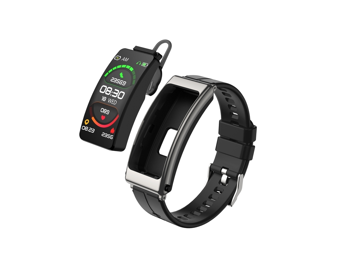 Smartwatch K13 De 1, 14 Polegadas Com Pulseira De Silicone Removível E Suporte Para Chamadas Bluetooth (preto/prateado)