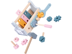 Conjunto de Construção em Madeira Brinquedo CHABERLU